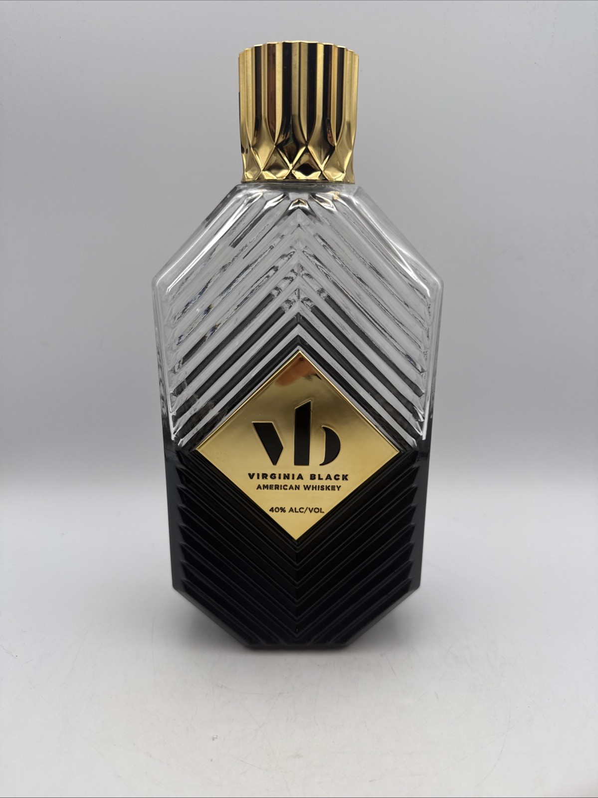 Virginia Black American Whiskey Unique Empty Whiskey Bottle Arts Crafts