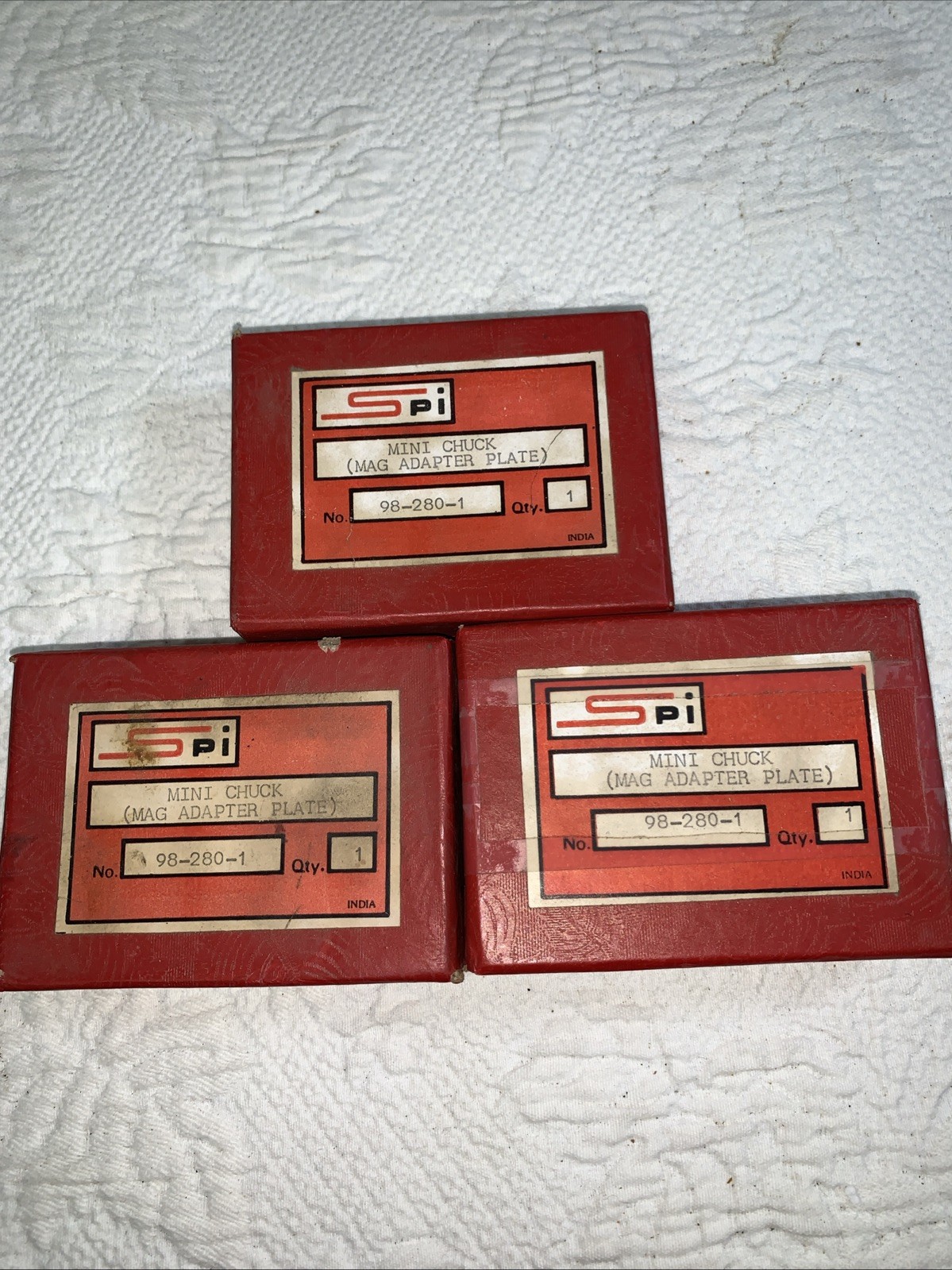 Lot Of 3 SPI MAGNETIC ADAPTER PLATE  STOCK NO. 98-280-1