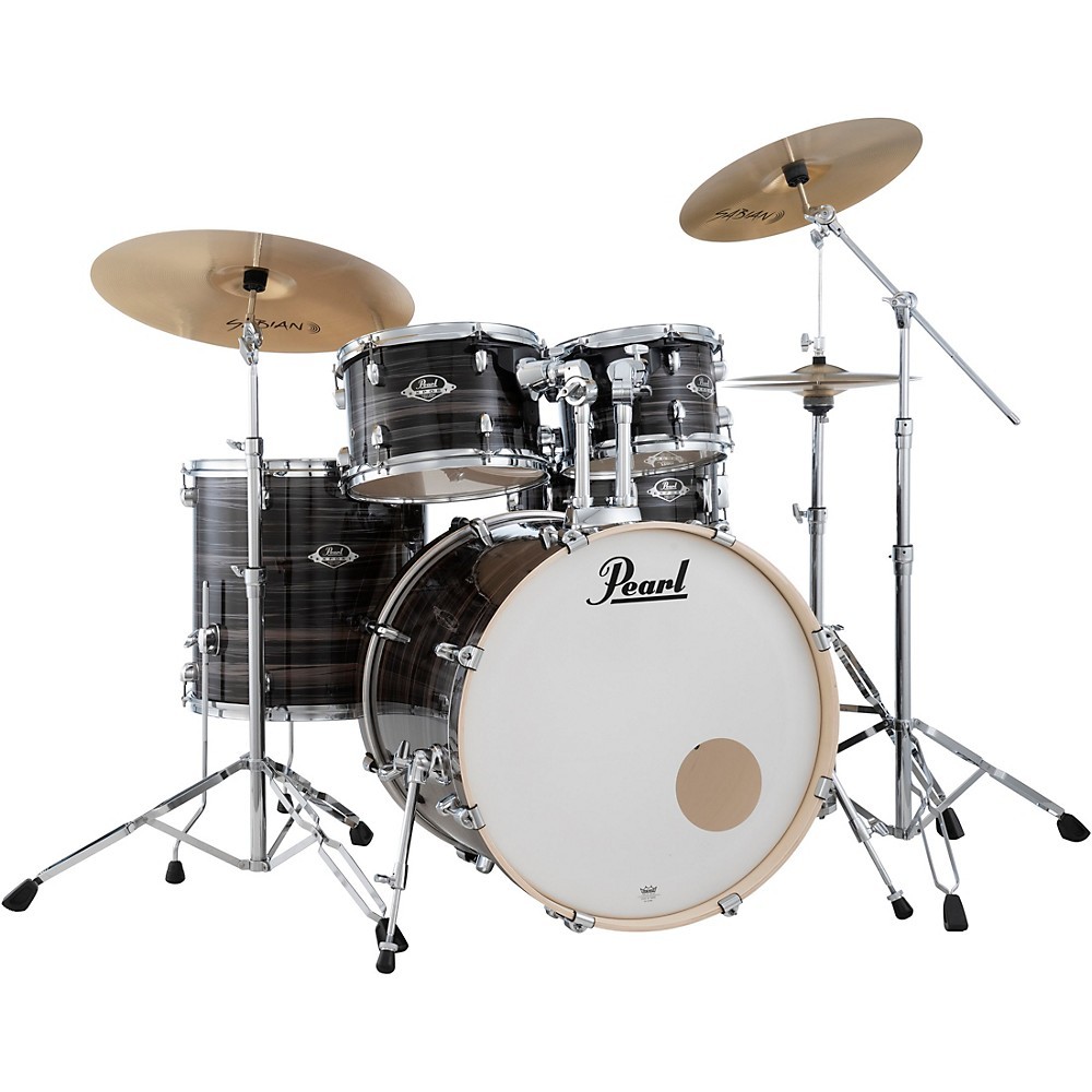 Pearl Export 5-Piece Shell Pack w/22 in. Bass/Hardware Metallic Amethyst Twist