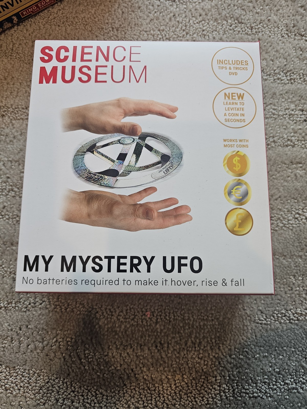 My Mystery UFO Mid Air Floating with DVD Science Museum T19