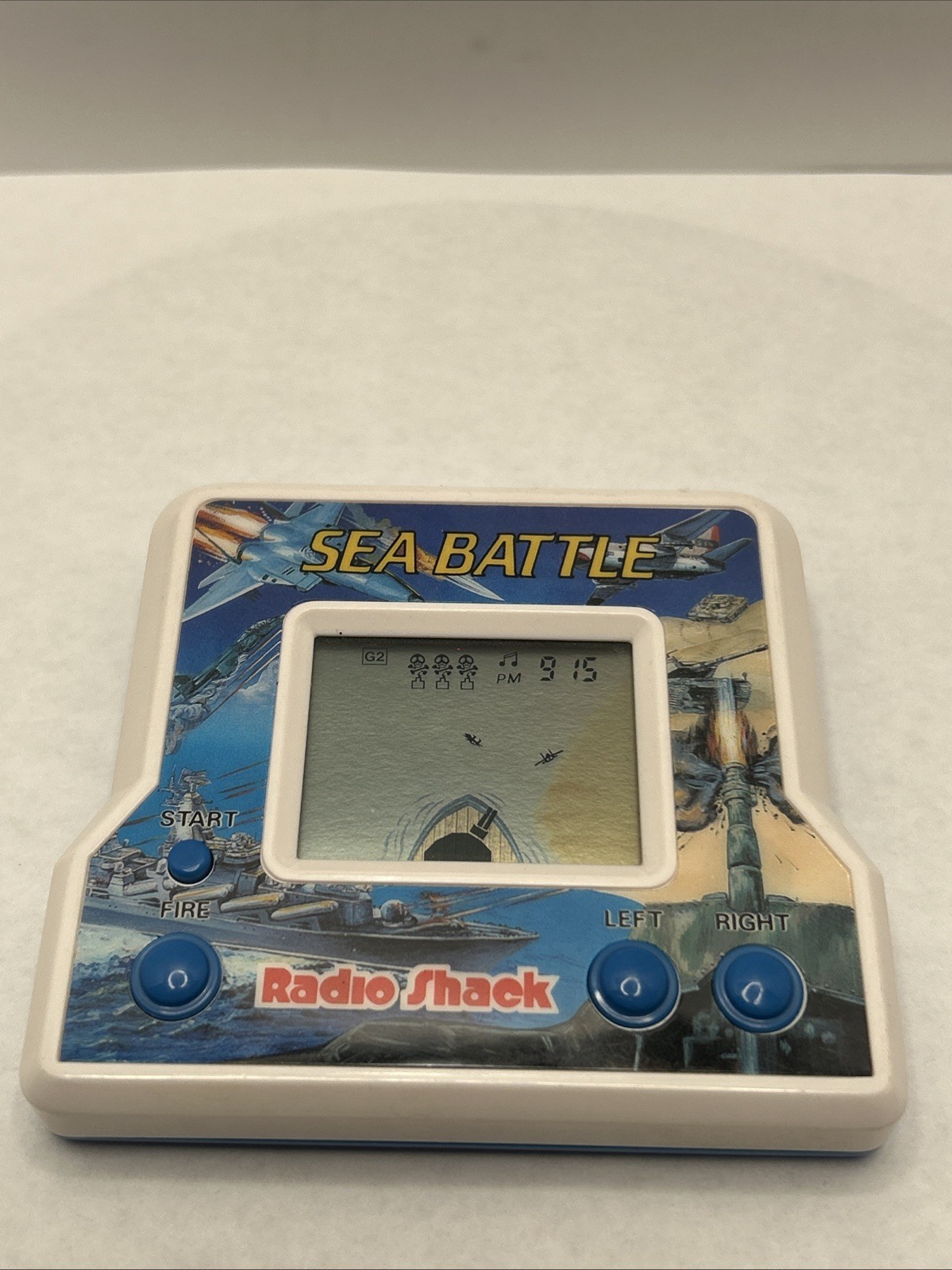 1991 RadioShack Sea Battle Electronic Handheld LCD Game 60-2245