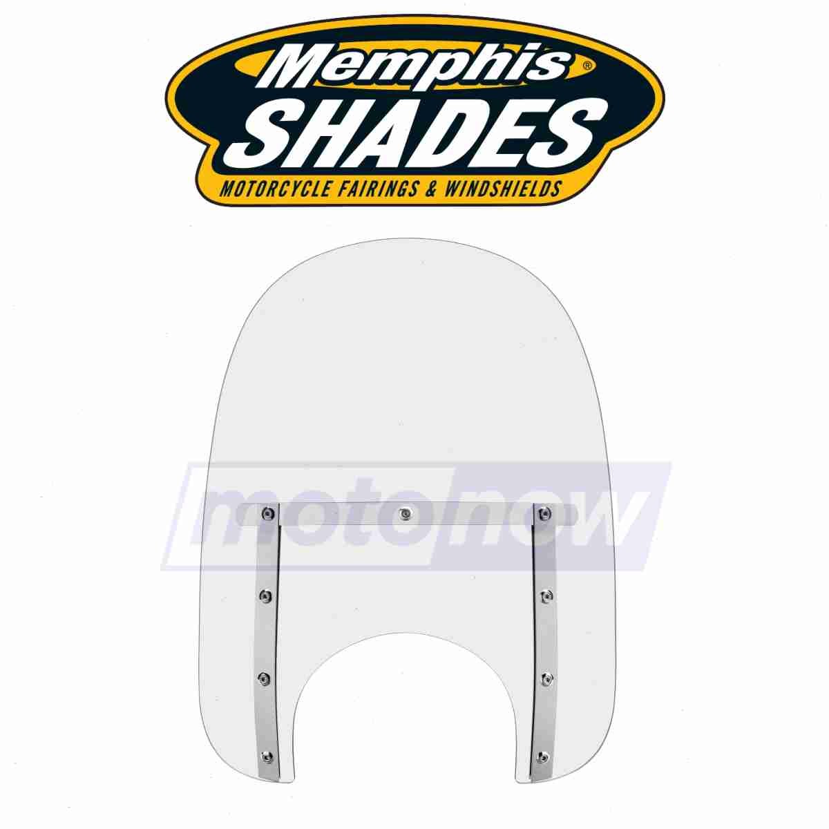 Memphis Shades Memphis Slim Windshield (9in. Cutout) for 2003-2008 Kawasaki bf