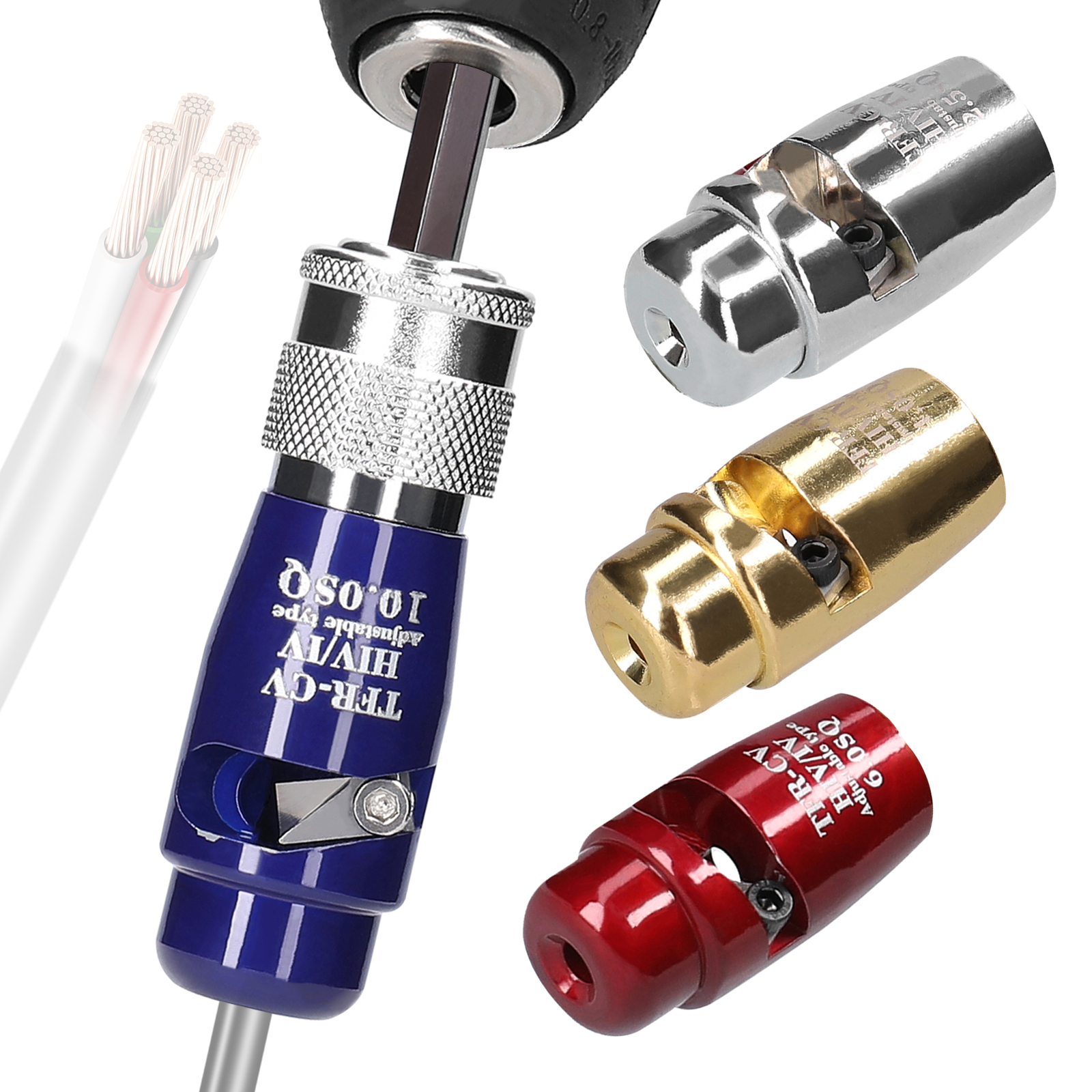Alloy Electric Wire Stripper Cable Peeling Stripper Practical V8A7