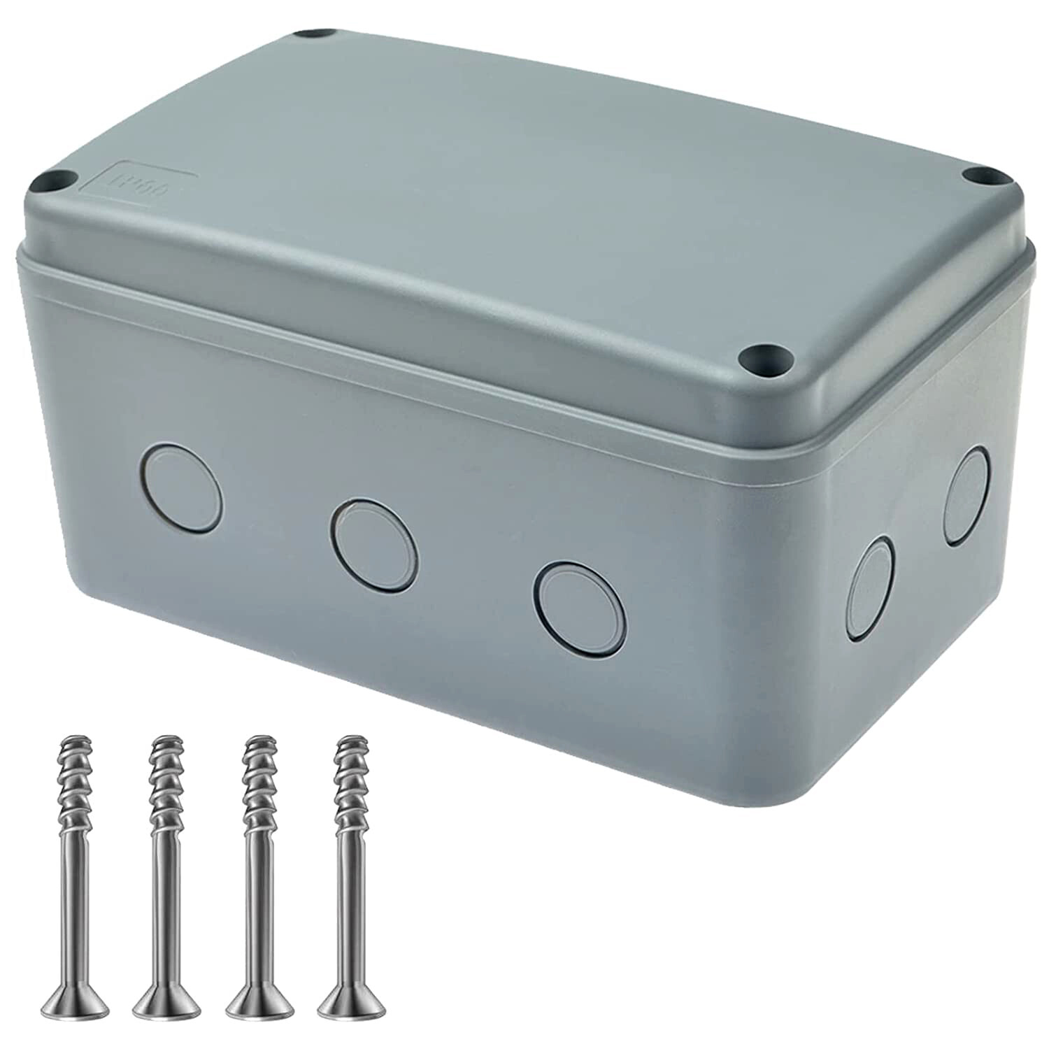 Outdoor Large Project Junction Box Waterproof Plastic Electrical Enclosure Gray