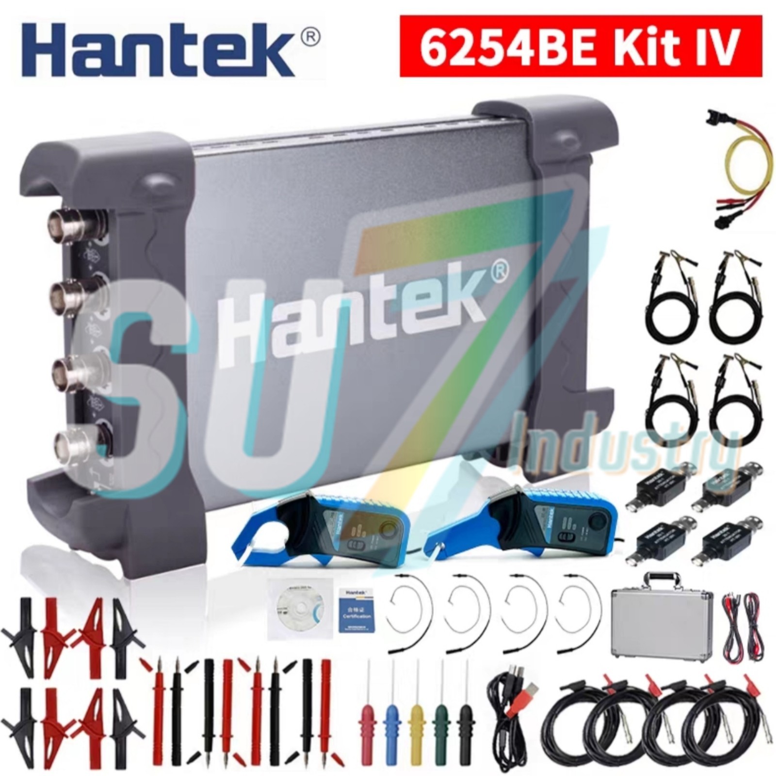 Hantek 6254BE KIT-IV Four-channel USB virtual oscilloscope# 1pcs  New  In Box