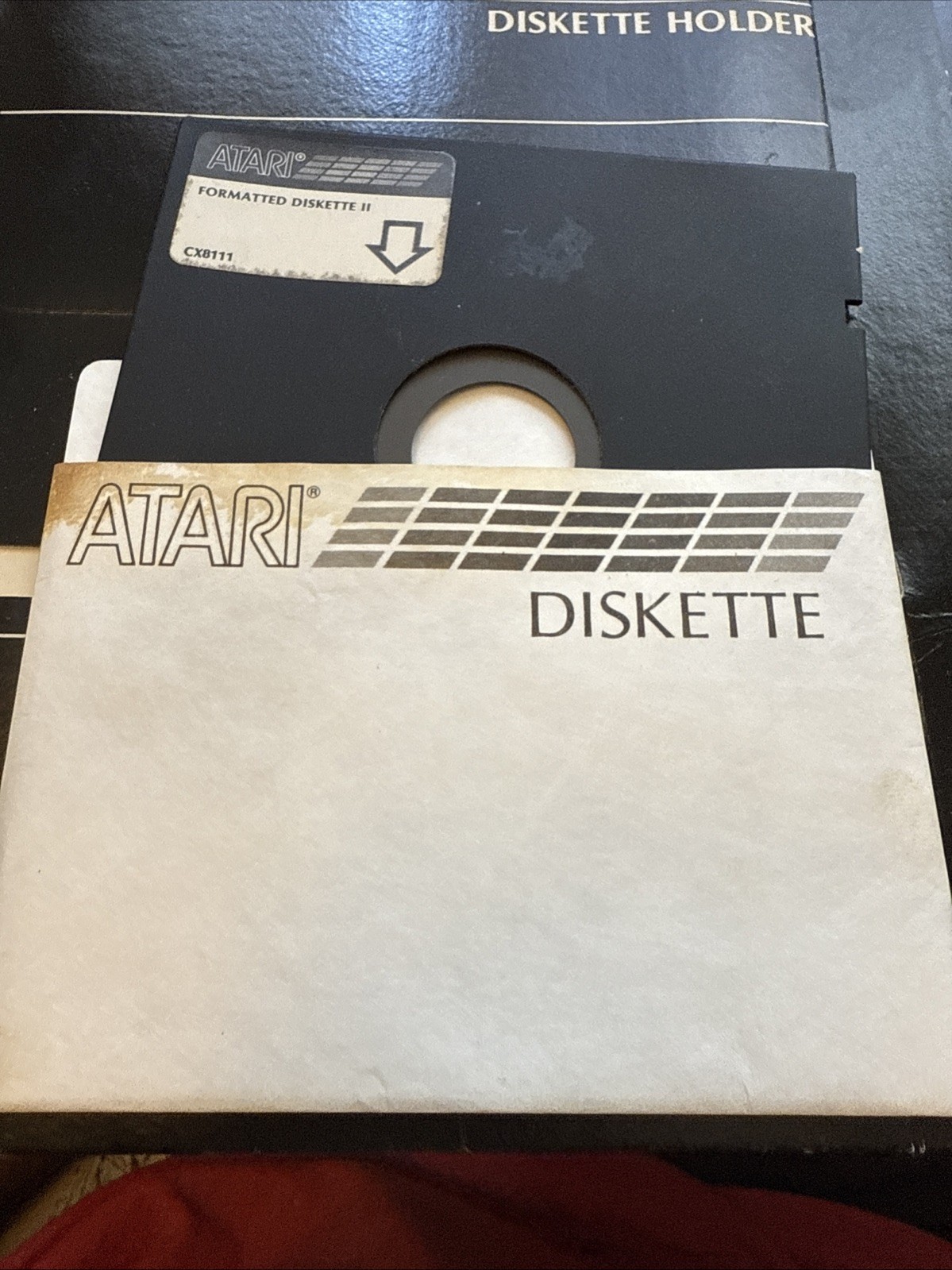Vintage DISK OPERATING SYSTEM II Atari 400/800 Computer Reference Manual 2 Disks