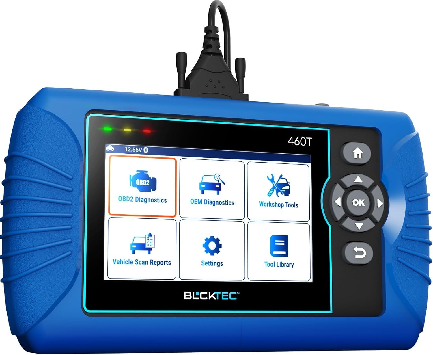 460T OBD2 Scanner Car Code Reader Engine ABS SRS Transmission Diagnostic Tool 12