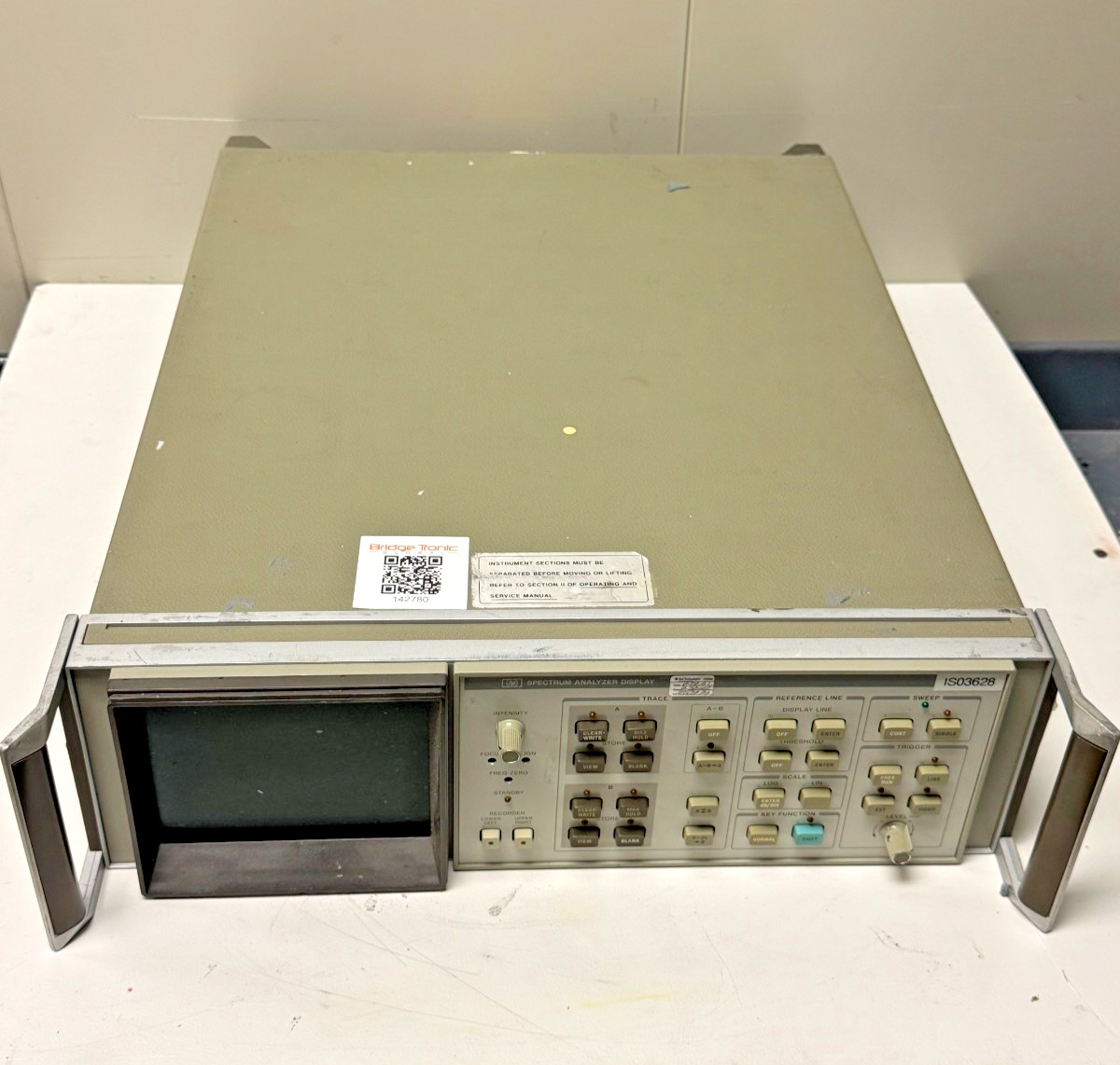Agilent 85662A Spectrum Analyzer Display