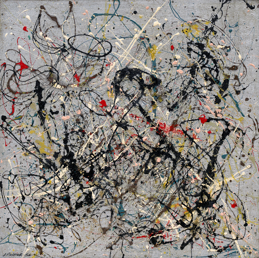 JACKSON POLLOCK No 18 ABSTRACT EXPRESSIONISM ART GICLEE PRINT FINE CANVAS