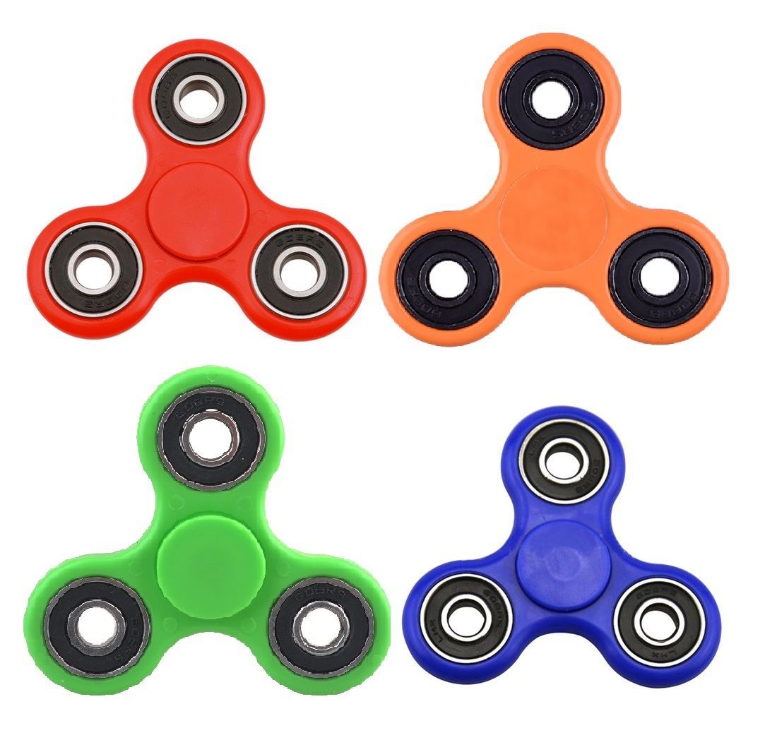 Fidget Spinner Fingertips Spiral - 1x w/Random Color and Design
