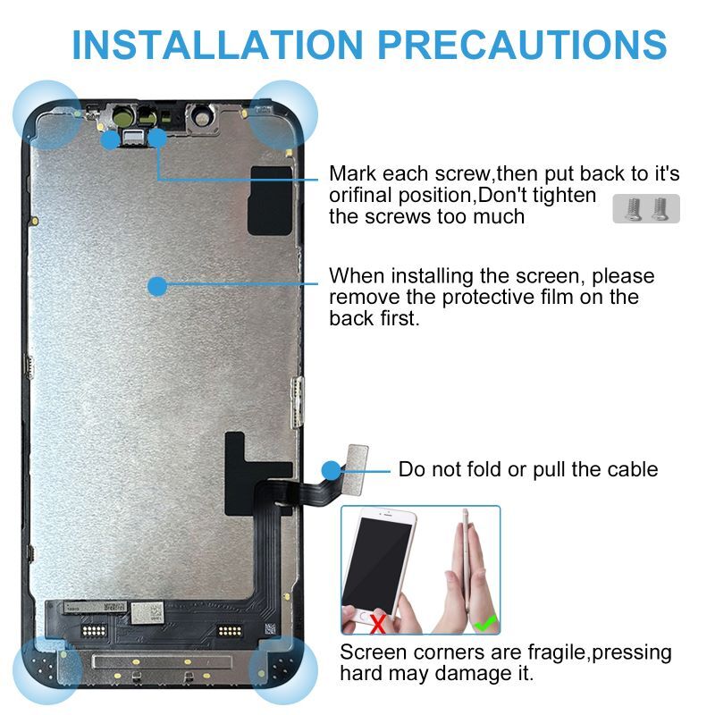For iPhone 14 Plus Screen Replacement 3D Touch LCD Display Digitizer Assembly