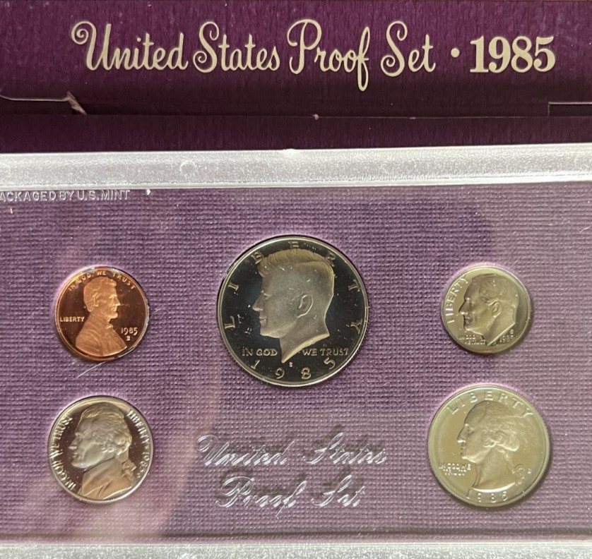 1983 & 1985 US mint proof set