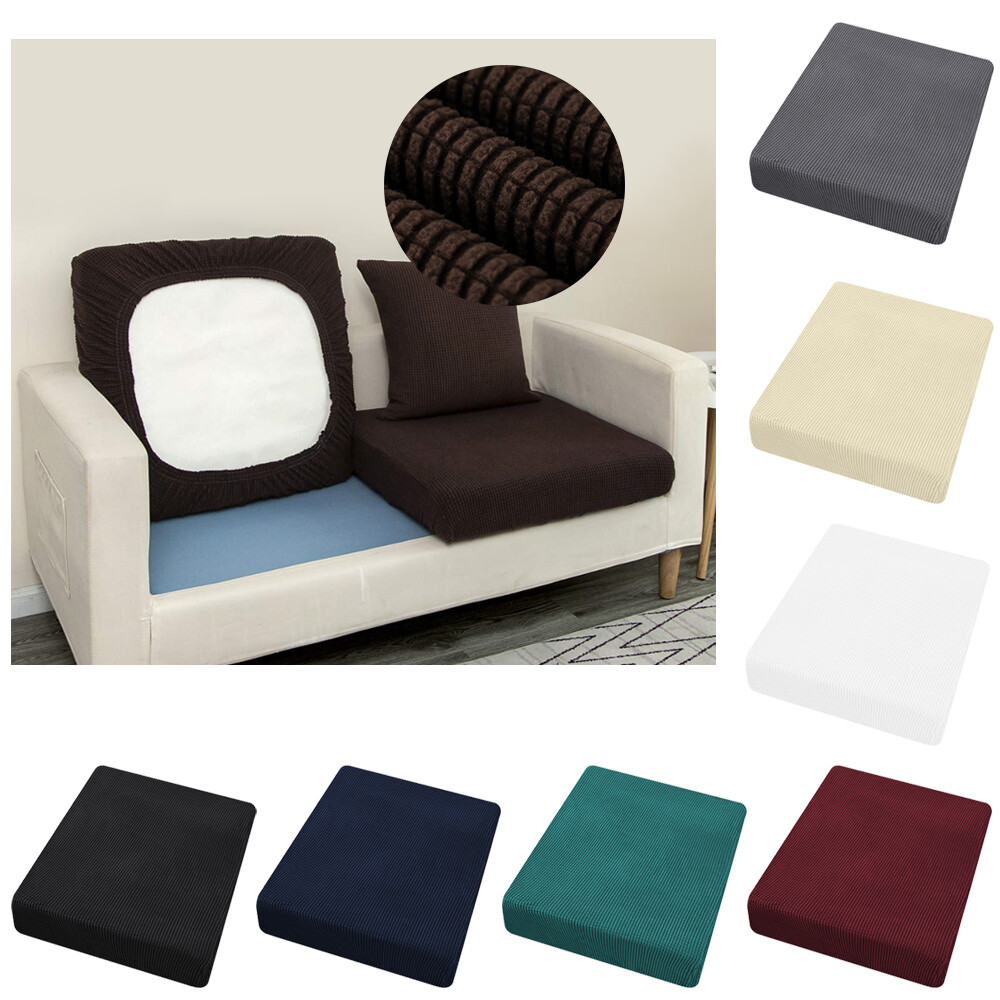 Jacquard Sofa Seat Cushion Covers Super Stretchy Chair Couch Slipcover Protector