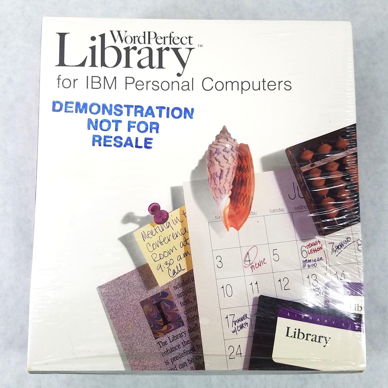 WordPerfect Library Works for IBM Personal Computers 2.0 - 1988 - SEALED!