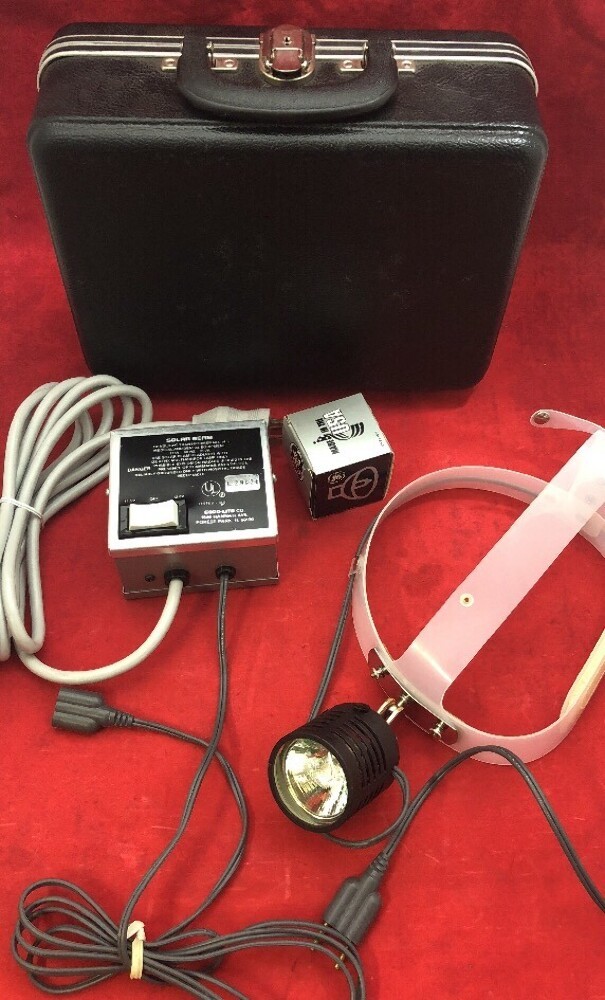 GOOD-LITE Solar Beam Examination Headlight w/Transformer No. 14, Bulb & Case #2