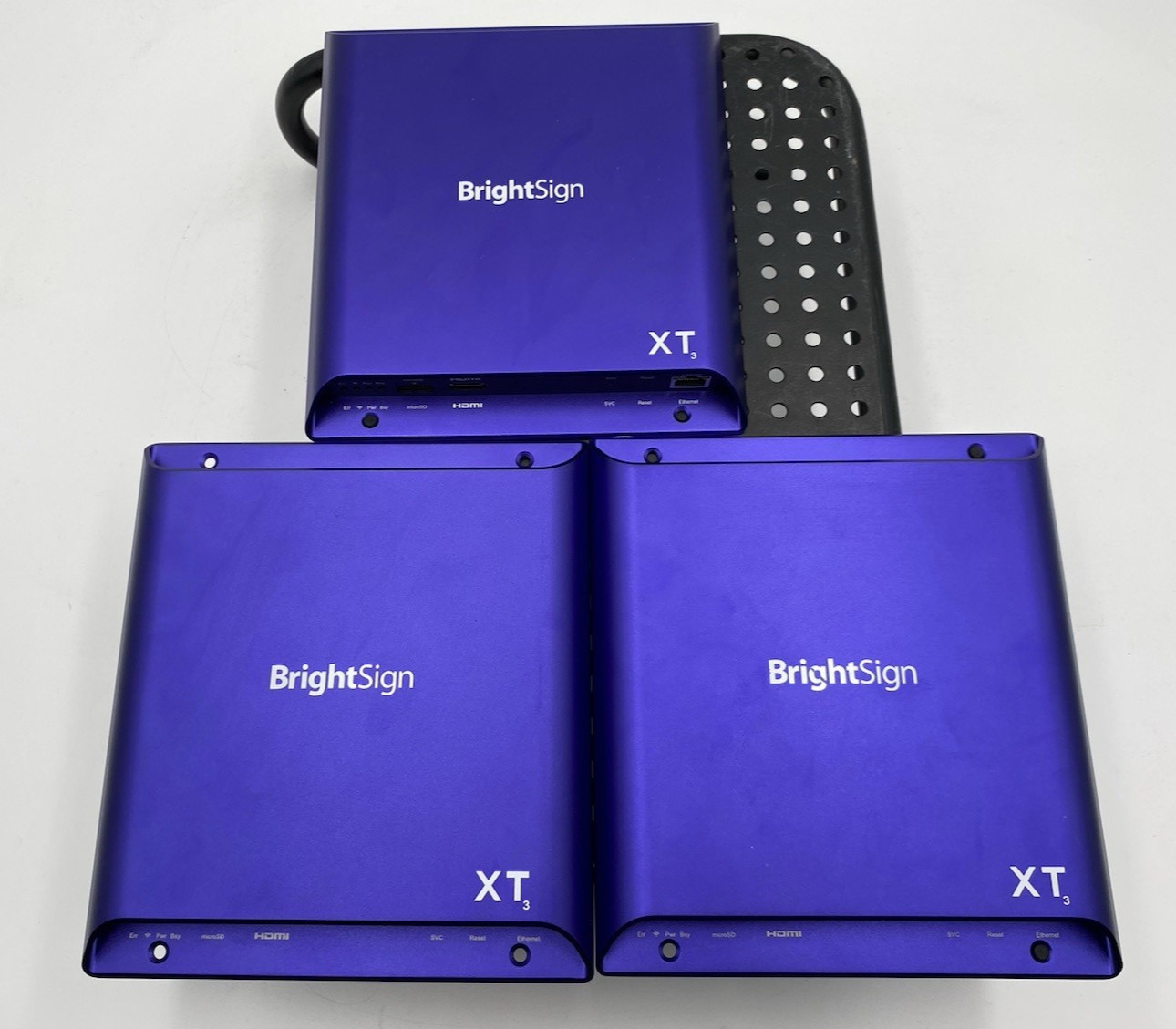LOT OF 3 BrightSign XT243 Standard I/O Media Player