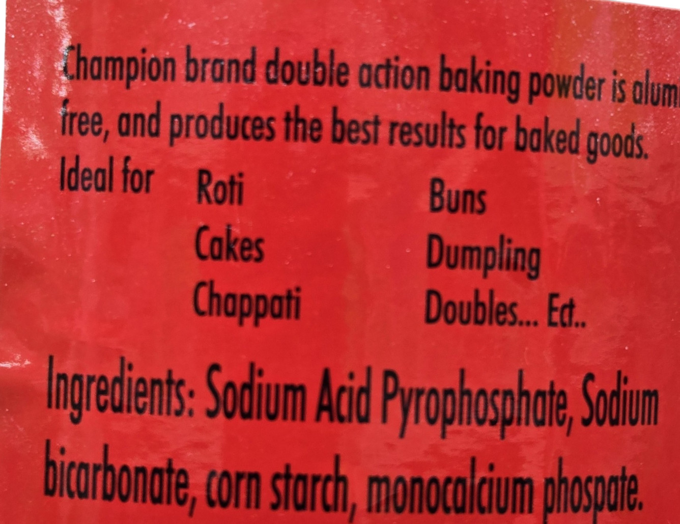 Champion Double Action Baking Powder - 2-pack - 32 OZ ea