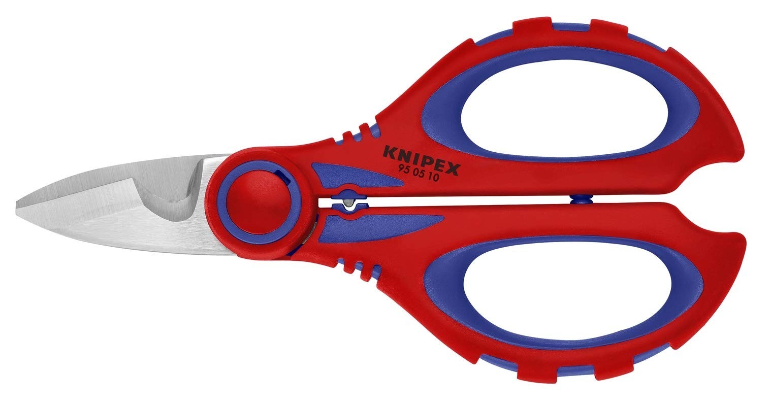 KNIPEX 95 05 10 SBA Electricians' Shears Crimp Area for Ferrules 6.25-Inch