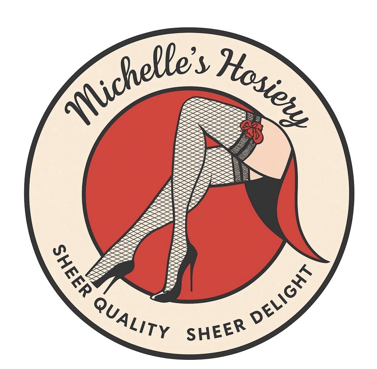 Michelle’s Hosiery Black Gloss Tights. 30D Super stretchy Plus-size Tights 3XL