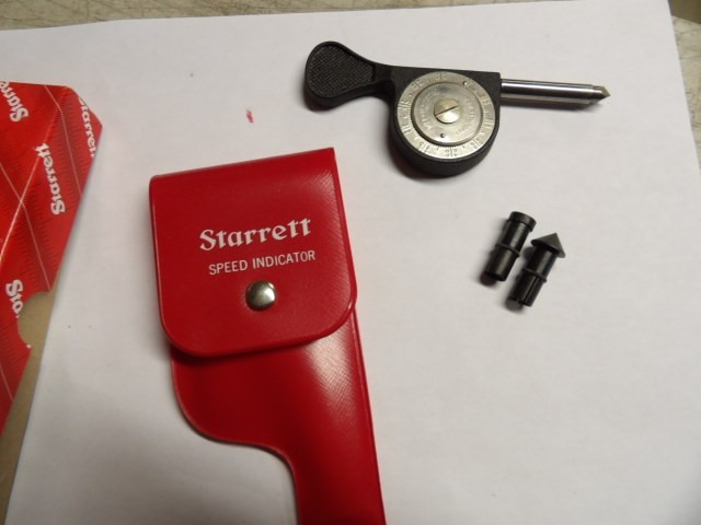 STARRETT  # 104A Speed Indicator RPM Indicator  W/Pouch   NOS