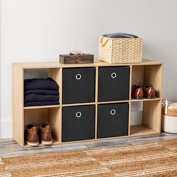 Mainstays 8 Cube Storage Organizer, Spring Pine