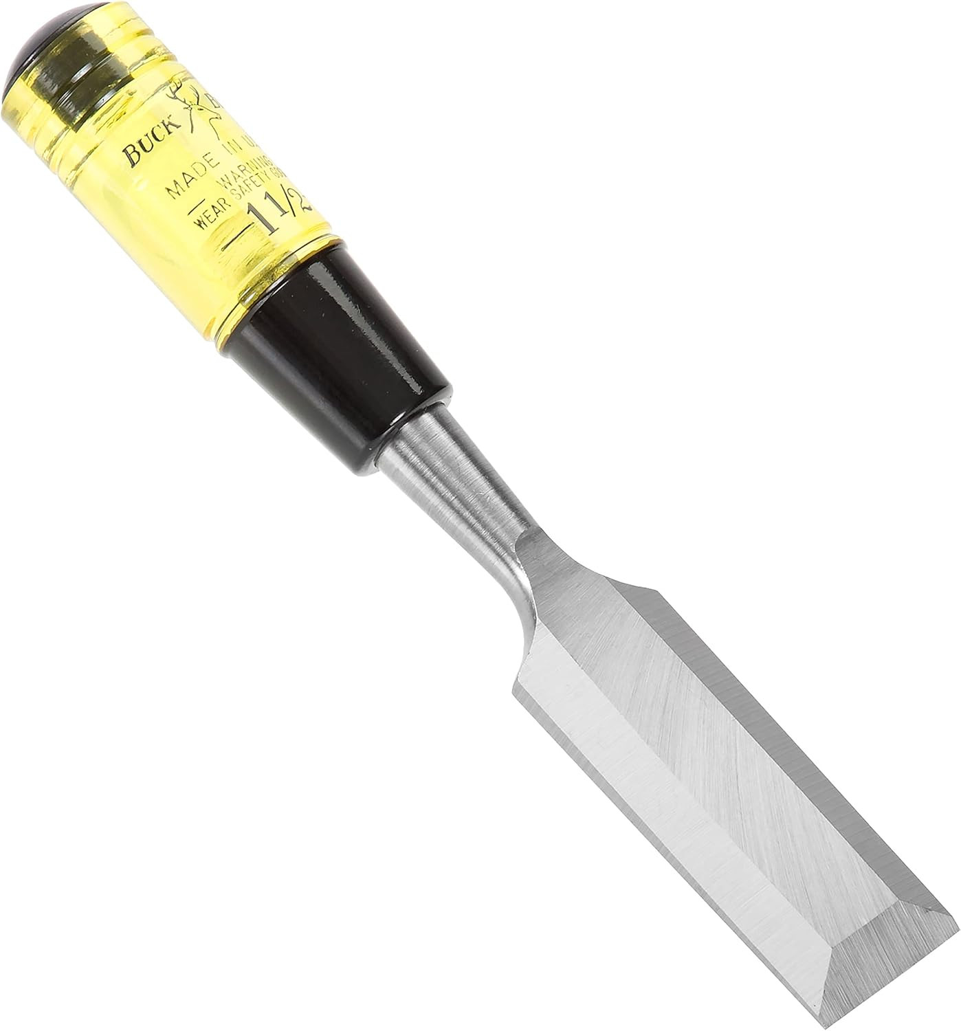 Buck Brothers 120108BC 1-1/2" Wood Chisel Made in USA, for Paring and Finishing