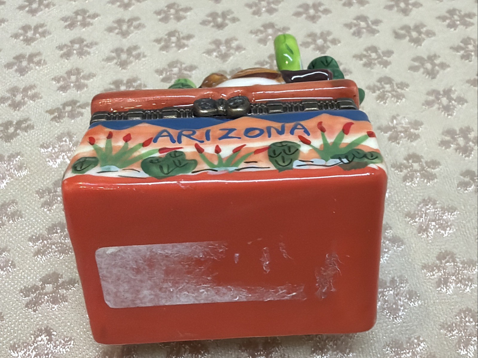 “Arizona” Ceramic Multicolored Trinket Box PO