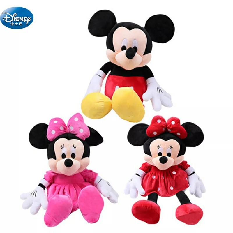 Mickey Mouse Or Minnie Plush Toy 20 Cm Stuffed Animal Cartoon Gift Idea