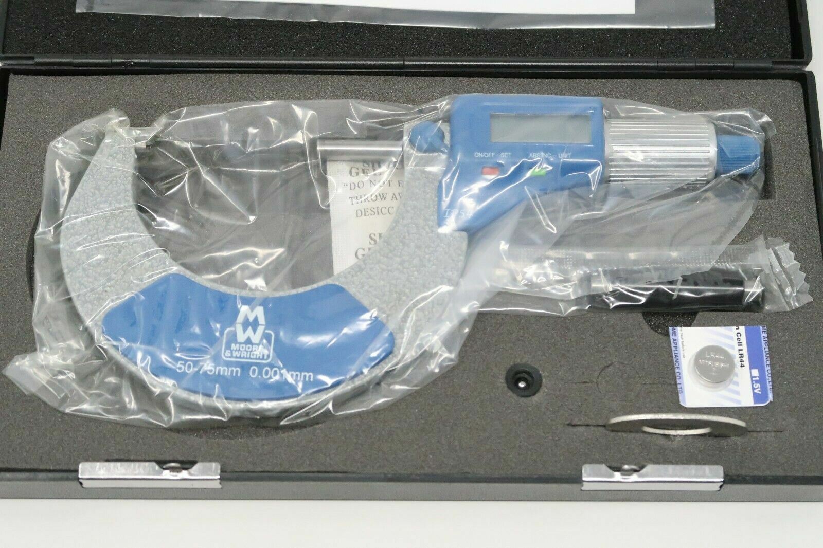 M&W Moore & Wright 2"-3" 50mm - 75mm Digital Electronic Micrometer 200-03DDL