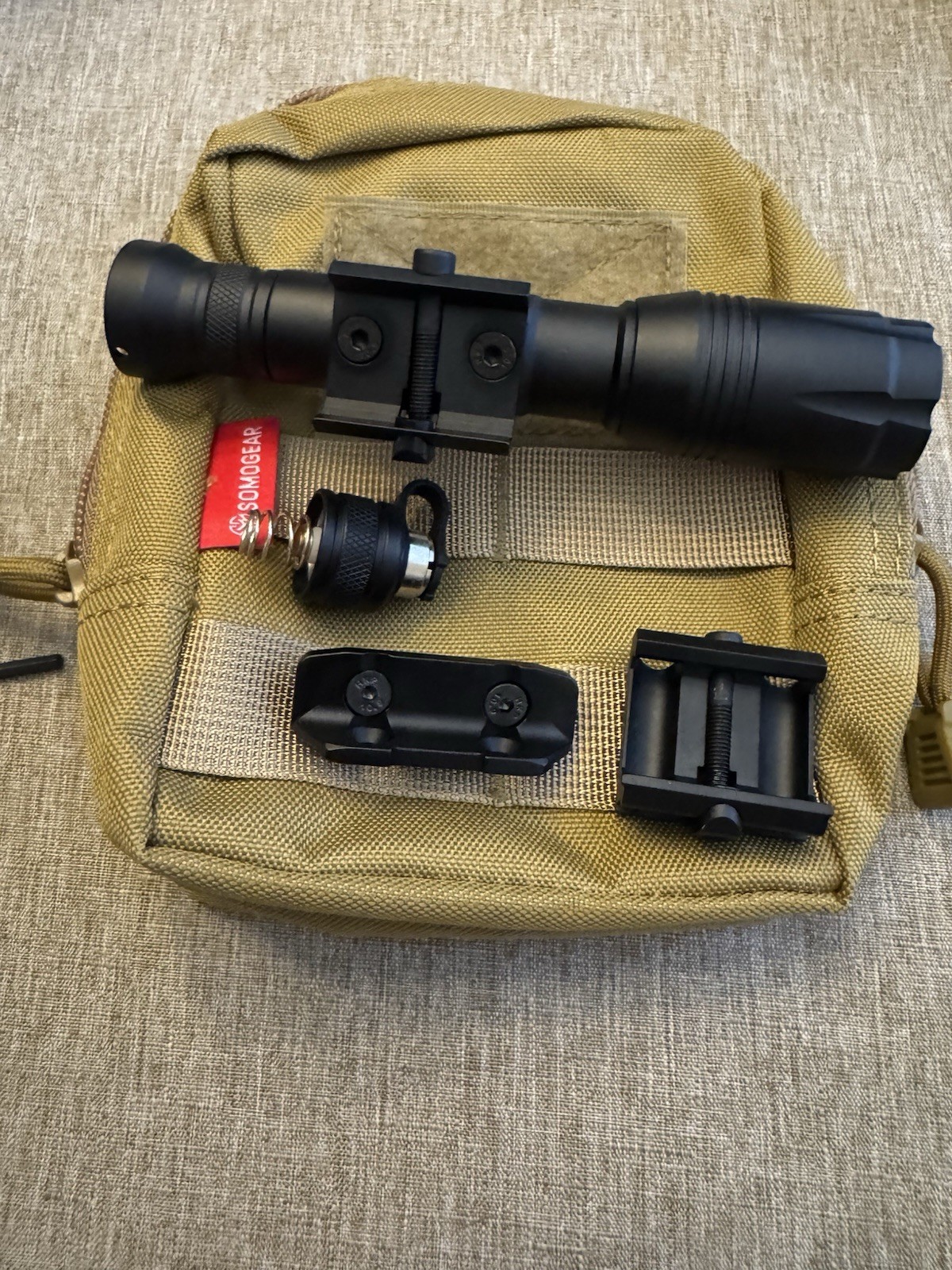 Authentic Somogear SF Scout Repro Tactical Weapon Light Kit Black