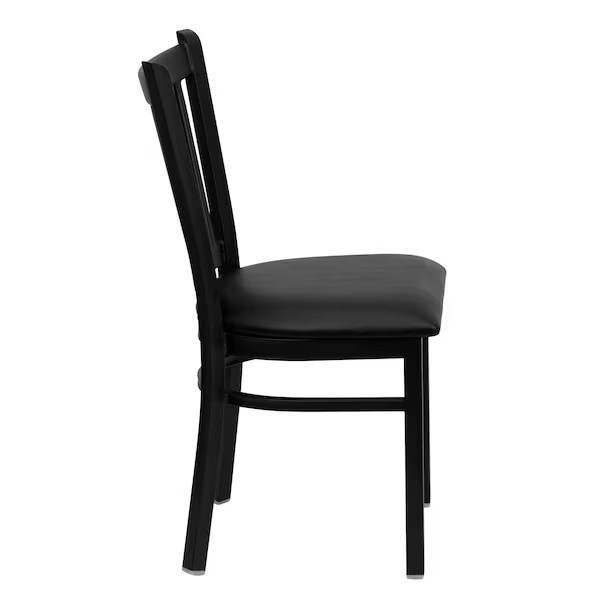 Hercules Restaurant Chair, 17 in W 20-1/4" L 34-1/4" H, Vinyl Seat Flash