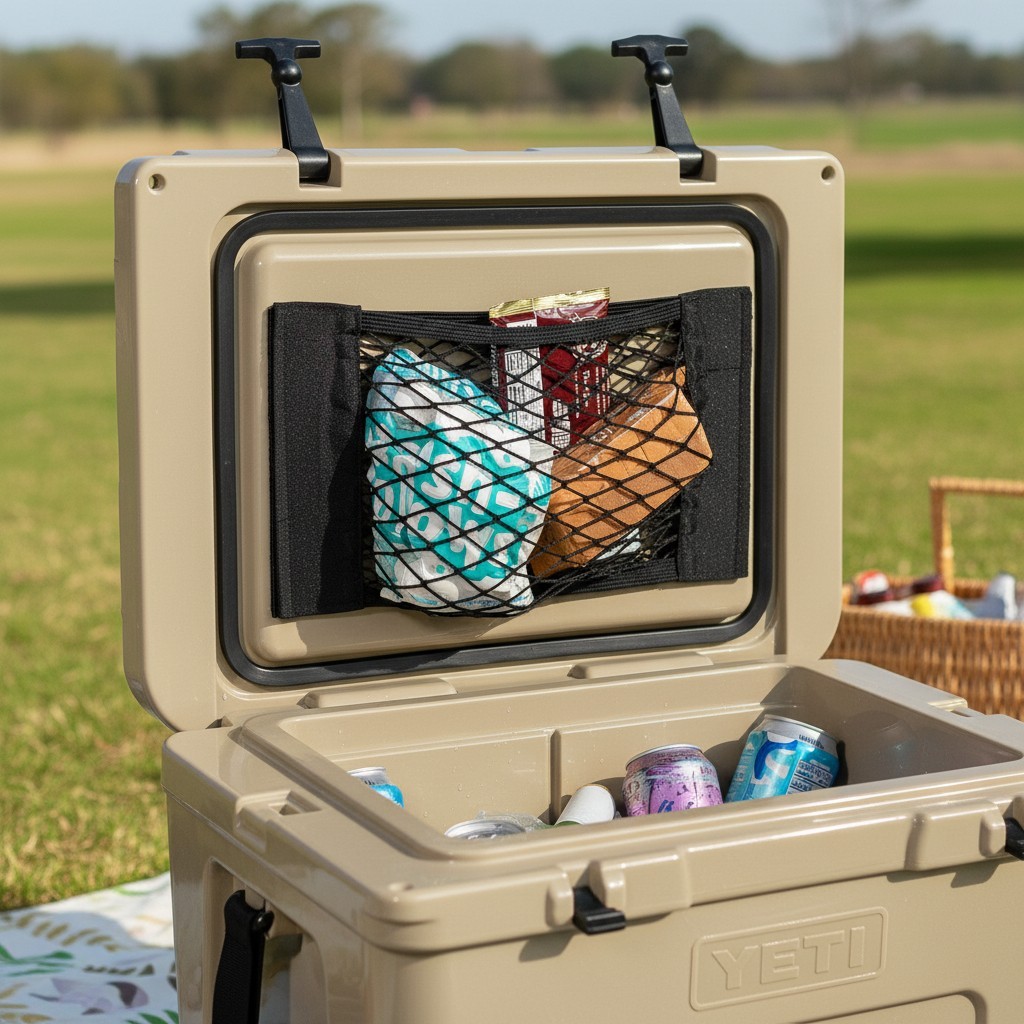 Portable Cooler Net for Camping, Fishing, Picnic Use, Easy to Clean and Maintain