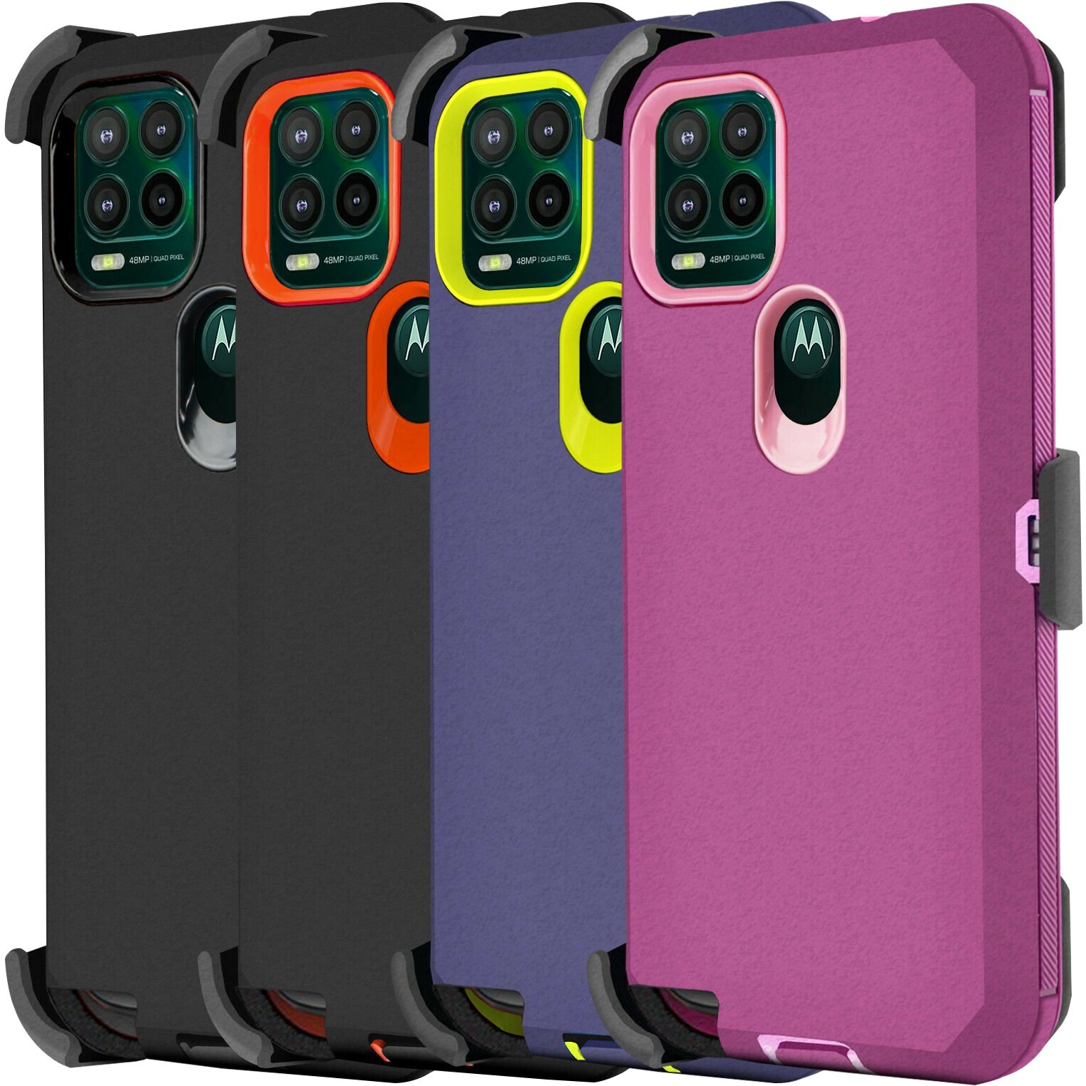 for Motorola Moto G Stylus 5G 2021 ARMOR Phone Case Cover Clip Screen Protector