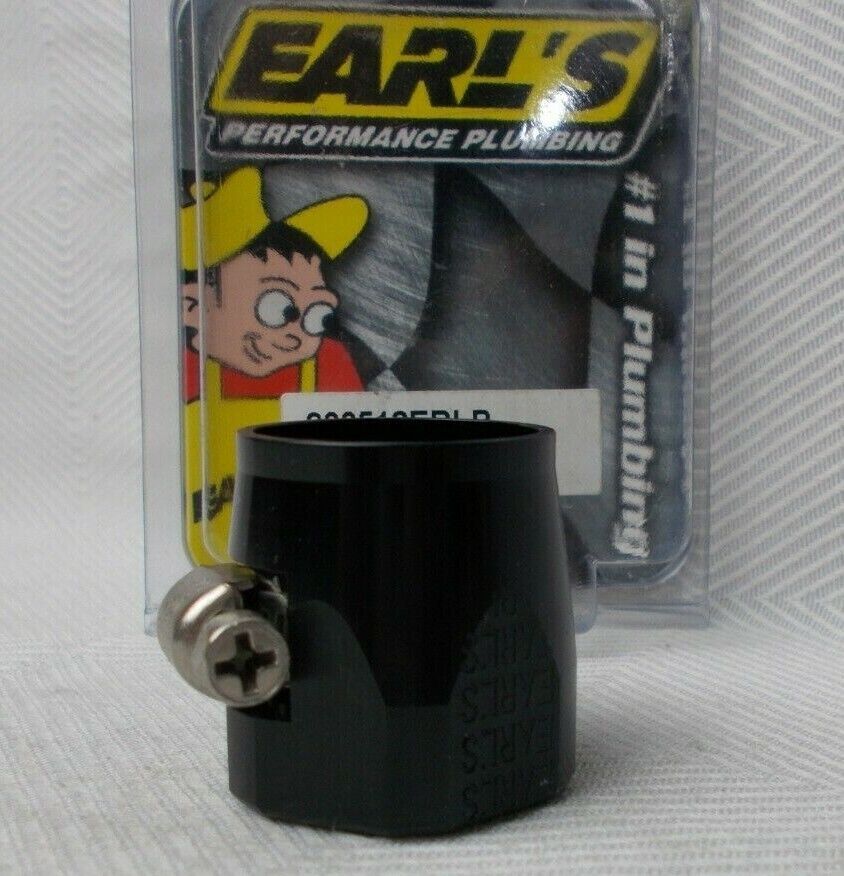 Hose Clamp -12 Econo-Fit Black 15/16" ID Earls Performance 900512ERLP