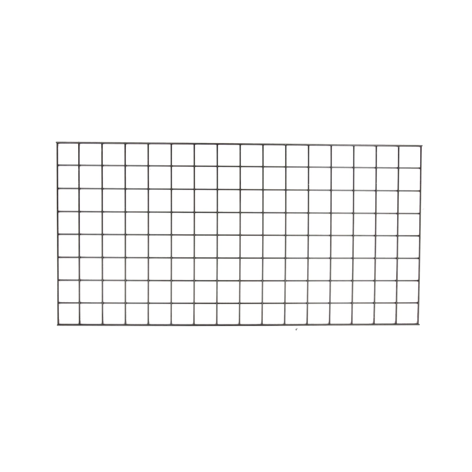 SSWBasics 2' x 4' Wire Grid Panel in Sleek Black - Sturdy Black Grid Wall