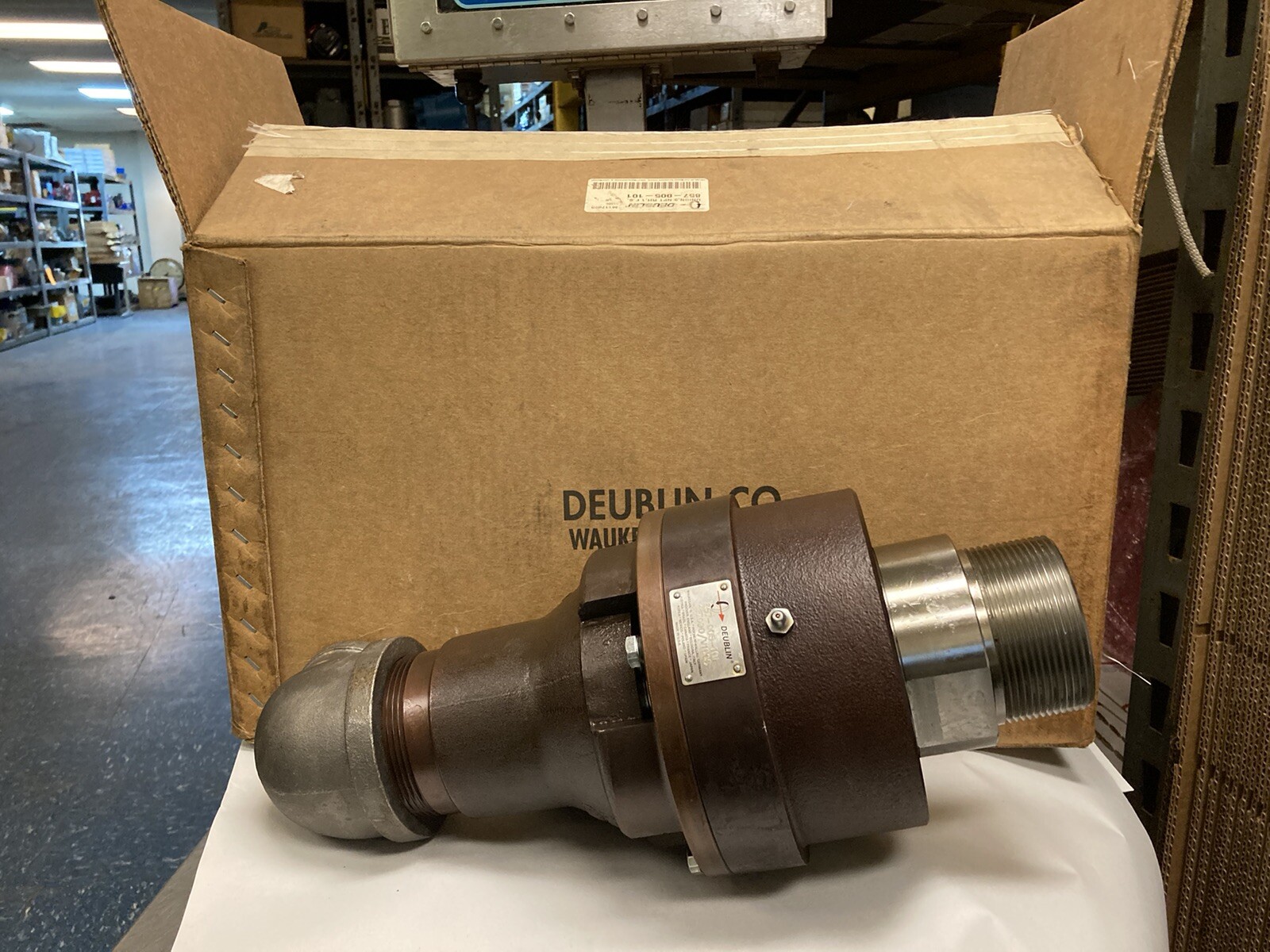 Deublin,857-005-101,Rotary Union 3 NPT RH 1 F.S. DN 80