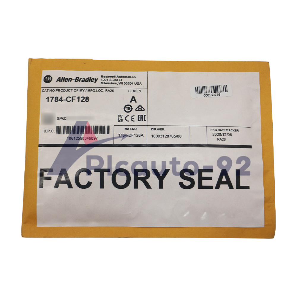NEW Allen-Bradley 1784-CF128 Ser A Industrial CompactFlash Card 128MB RevE01