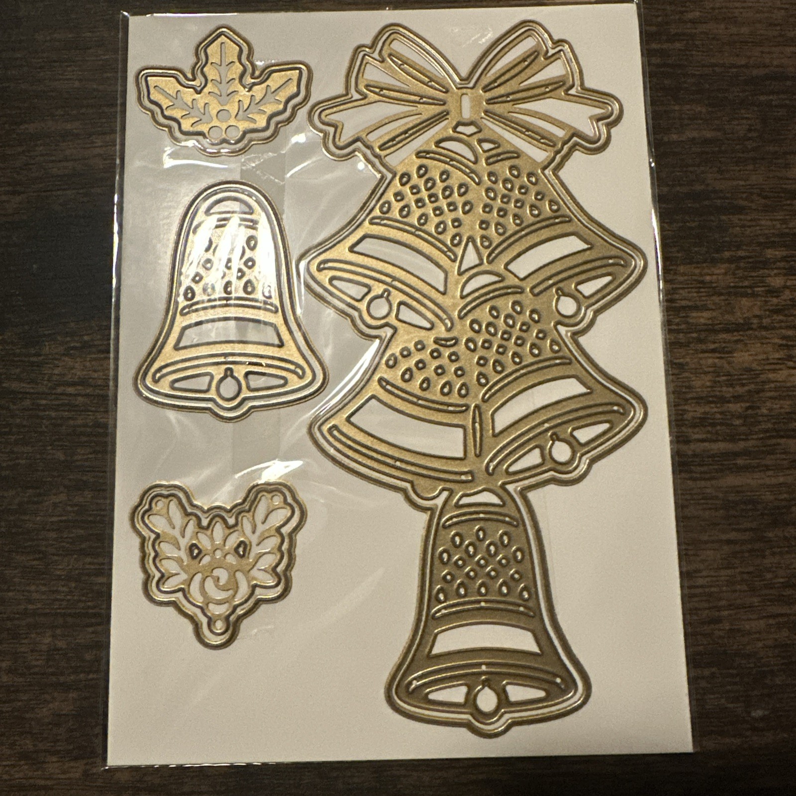 Anna Griffin Slimline Bells And Bows Dies AG-1491H Cardmaking Paper Crafting