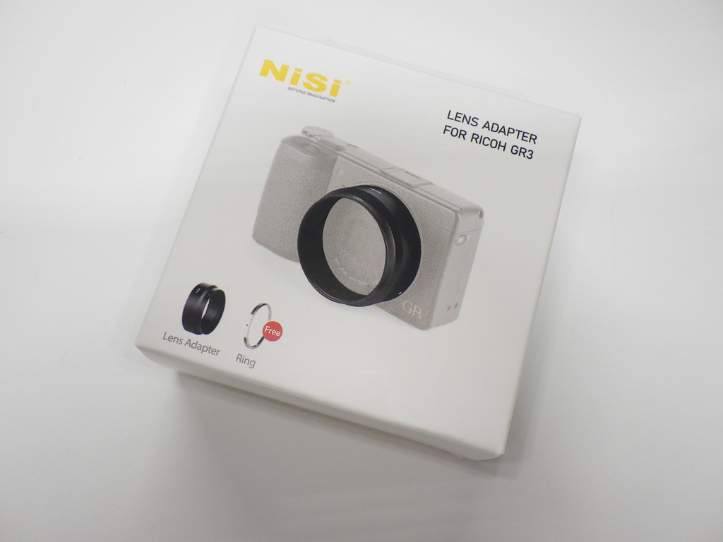 New NiSi 49mm Filter Adapter with Silver Lens Ring for Ricoh GR3 Camera