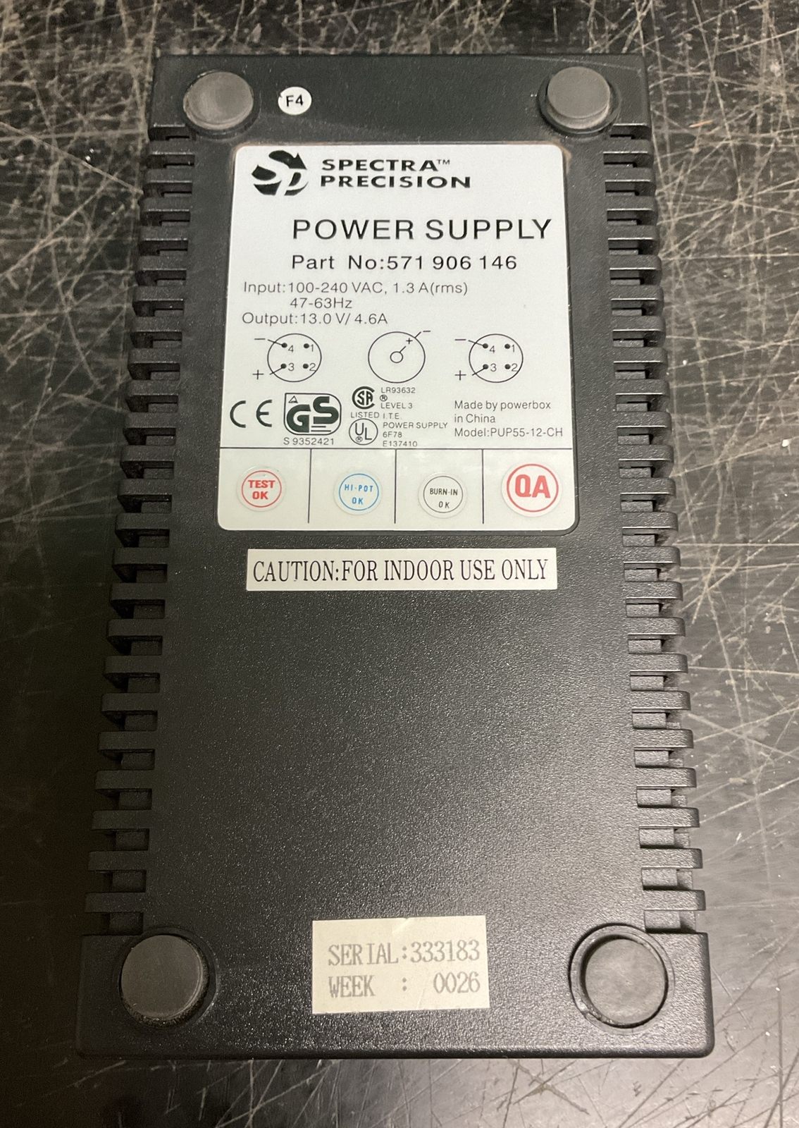 Spectra Precision Power Pack Kit and Case