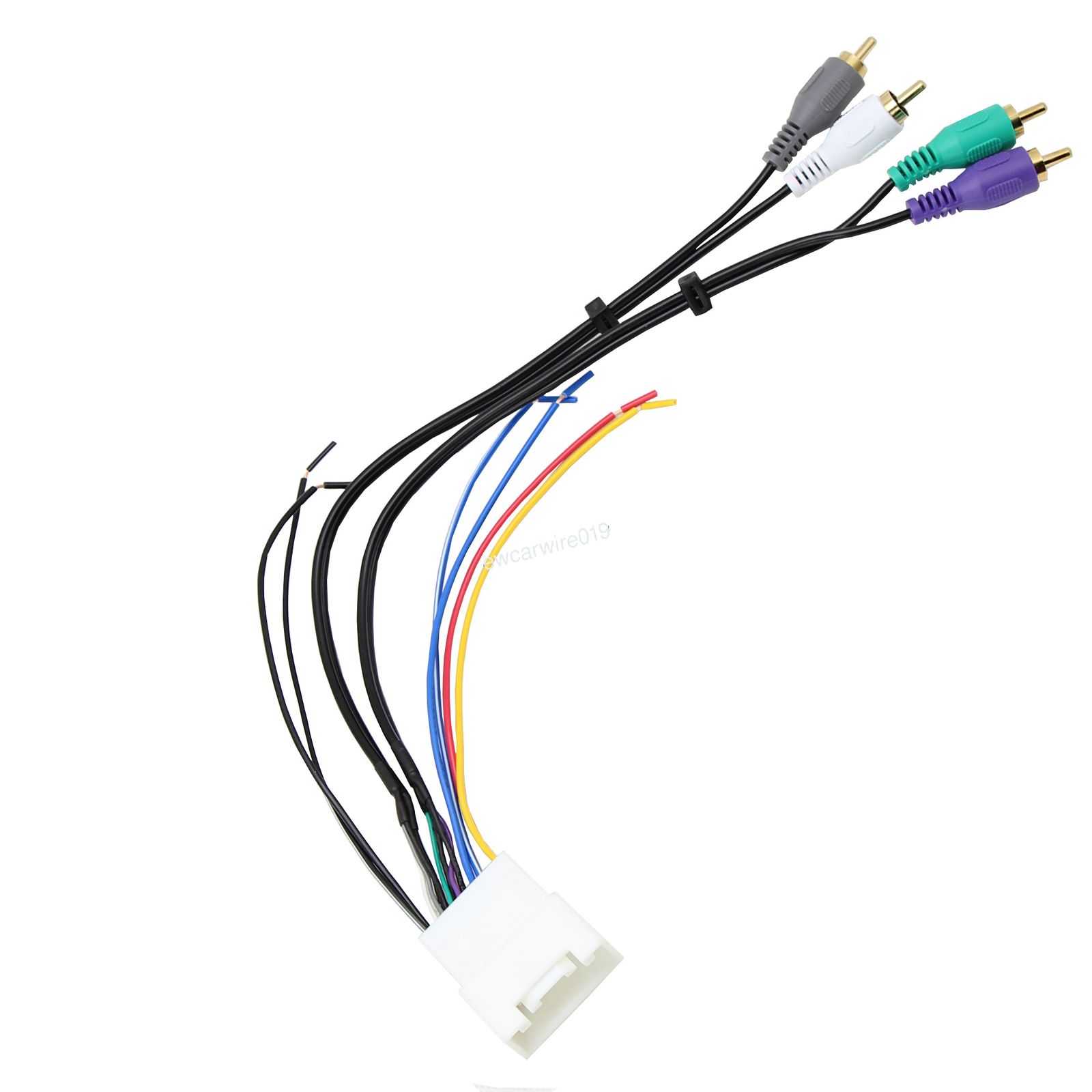 Radio Wire Harness AMP Integration 4RCA Adapter For 2000-2005 Lexus IS300 ES300