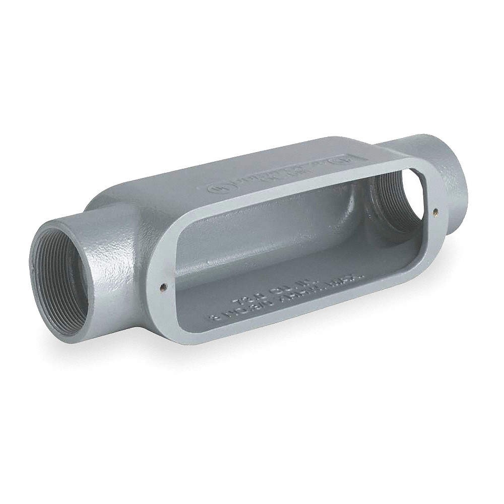 HUBBELL KILLARK OC-1M Conduit Outlet Body,Iron,Trd Sz 1/2in 2NA76