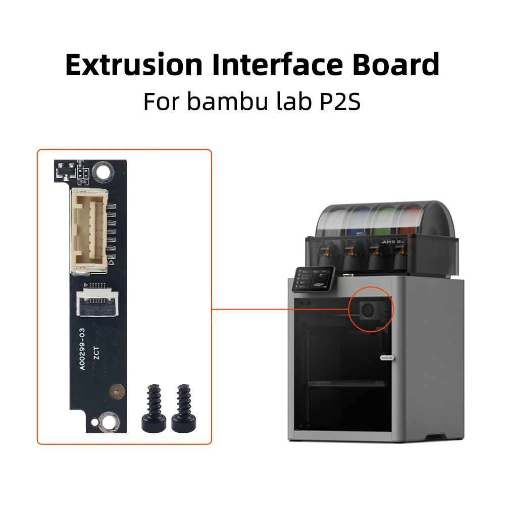 Extruder Interface Board Replacement For Bambu Lab P2S 3D Printer Part