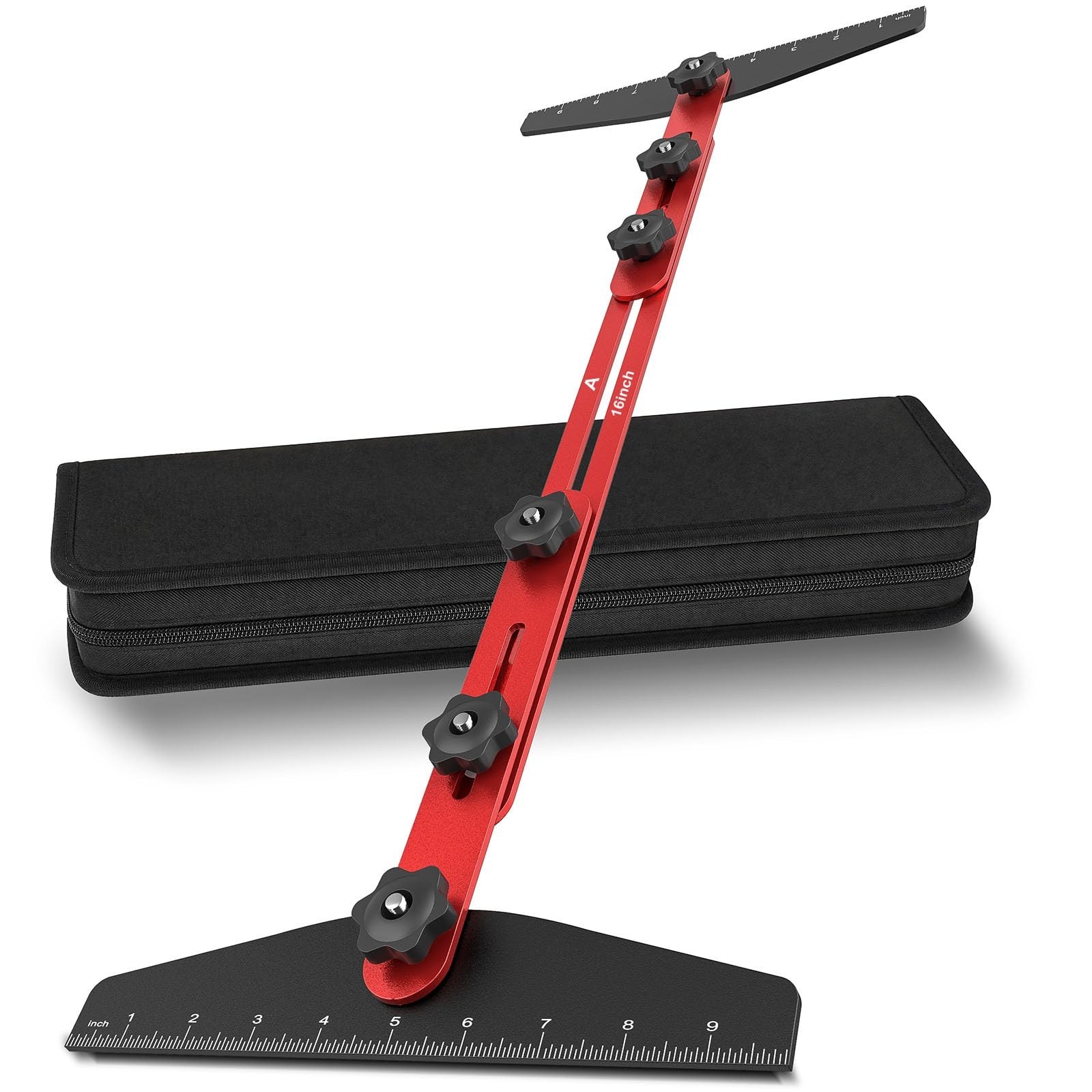 Stair Tread Template Tool - Aluminum Alloy Stair Measuring Tool Stair Tread J...