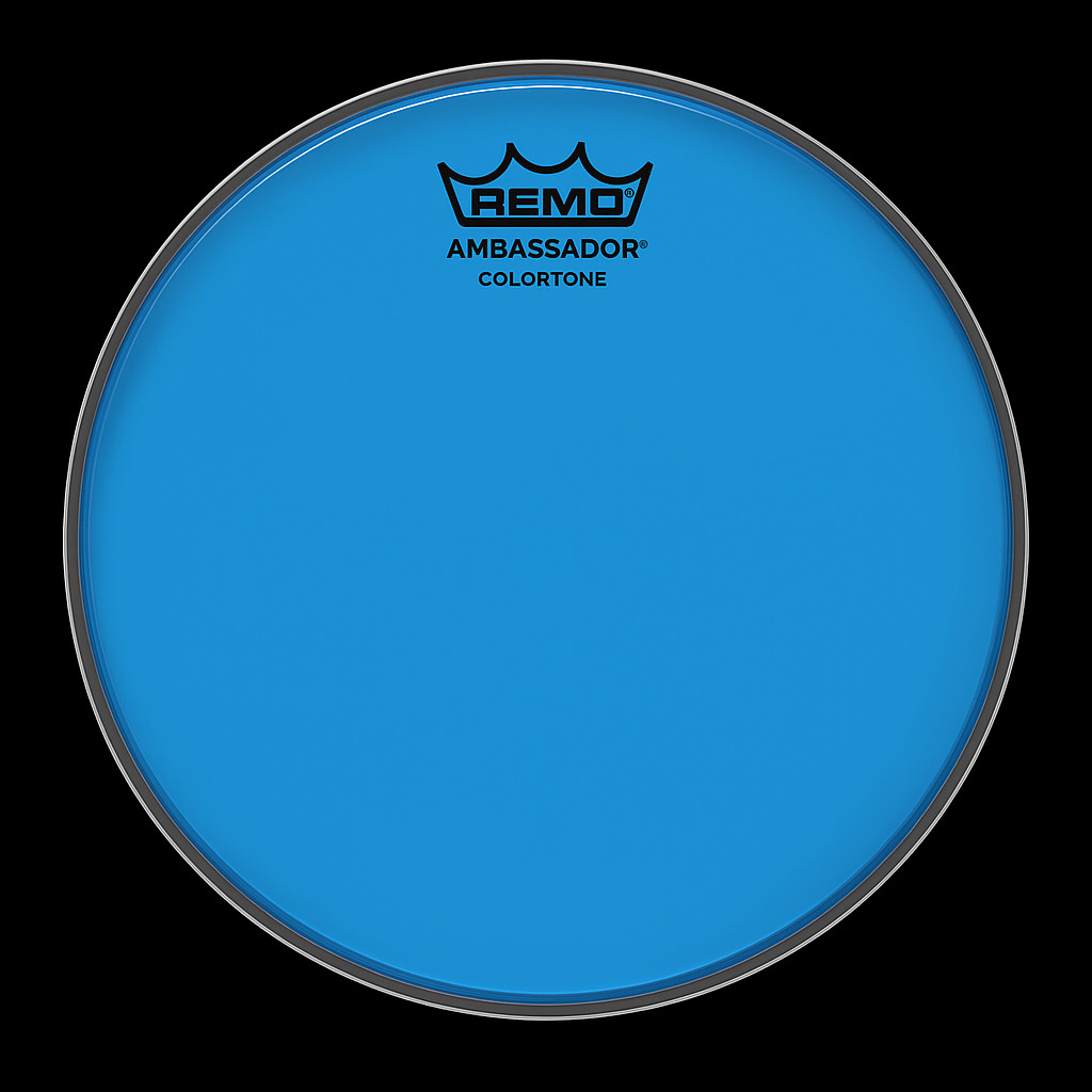 Remo 16" Ambassador Colortone Batter Drum Head, Blue
