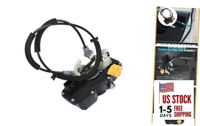 Front Right Side Power Door Lock Actuator Motor with Cable for Cadillac
