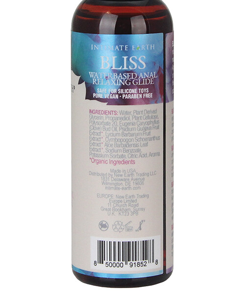 Intimate Earth Bliss Anal Relaxing Waterbased Glide 2 oz