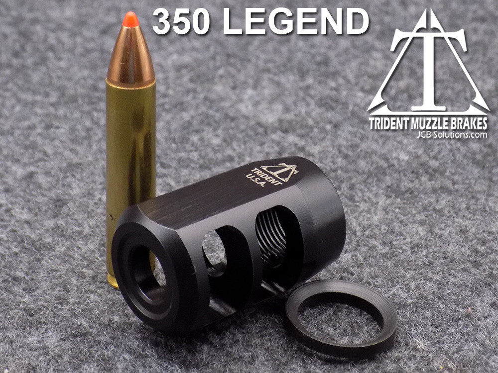 5/8x24 350 Legend Nitride finish compact brake+ crush washer. Made in the U.S.A.