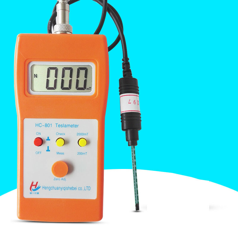 High Precision Tesla Meter Digital Gauss Meter HC801 Magnetic Field Tester
