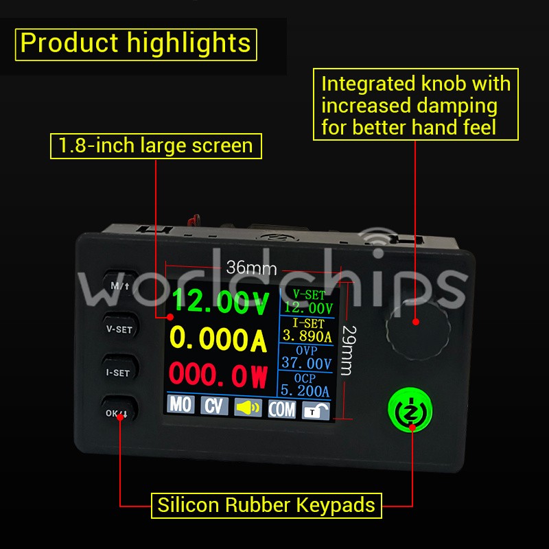 1.8in SK150C CNC Buck-Boost DC Adjustable Voltage Regulator Power Supply Module